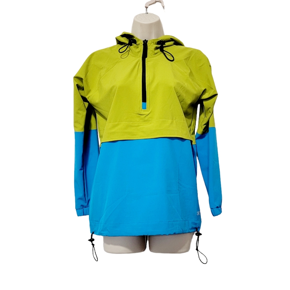 Albion Jacket Stretch Hooded 1/4 Zip Lightweight Parka Shell Women's XS